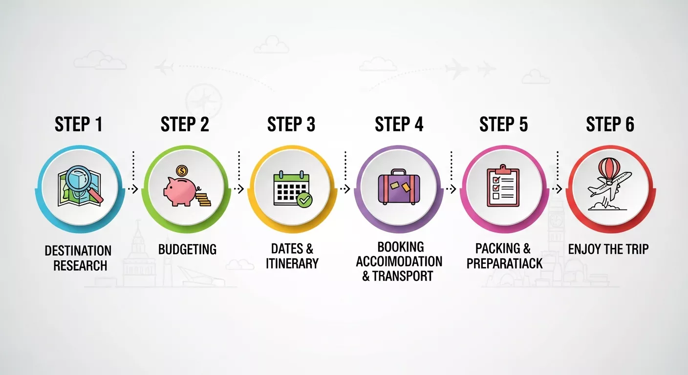 Step-by-Step Travel Planning Process