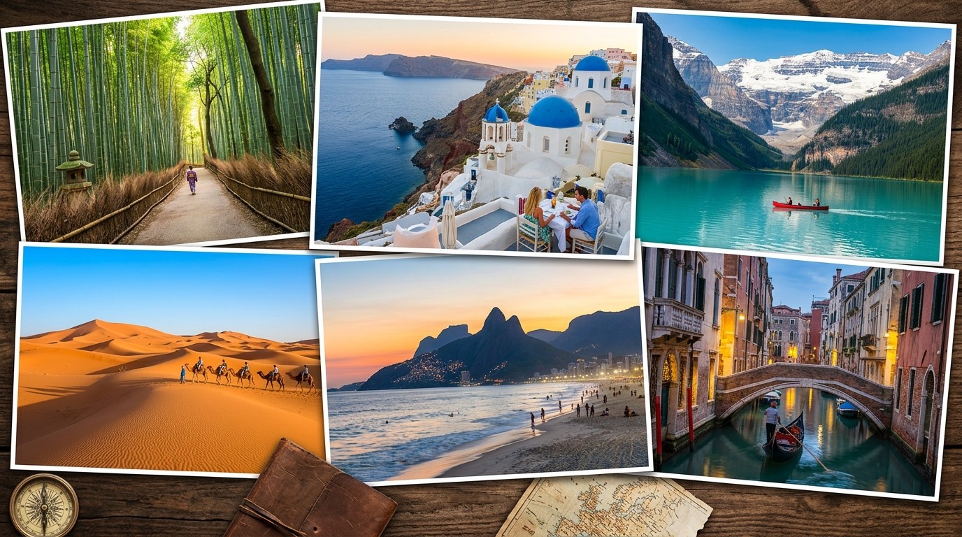 Global Travel Guide Cool inspiration by destination
