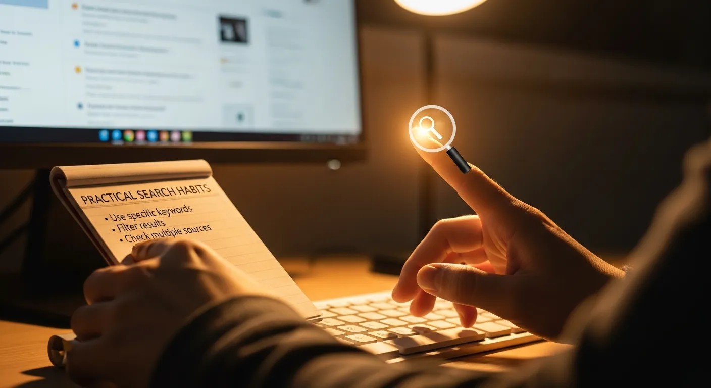 Practical habits that improve every search