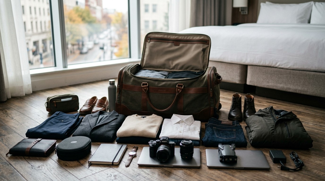Build the bag around the trip