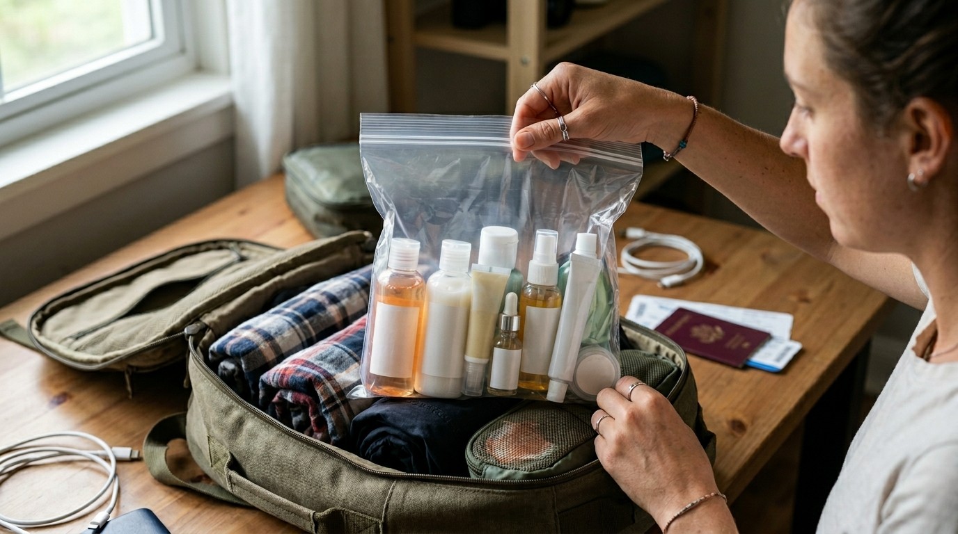 Build the pack first, then close the bag