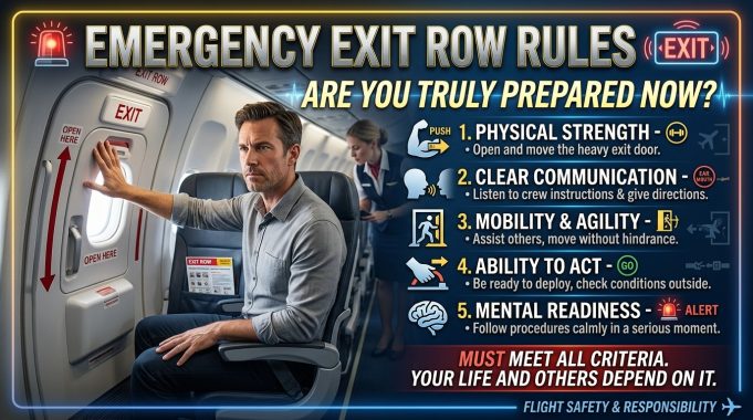 Emergency Exit Row Rules : Are You Truly Prepared Now?
