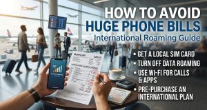 How to Avoid Huge Phone Bills : International Roaming Guide How to Avoid Huge Phone Bills : International Roaming Guide