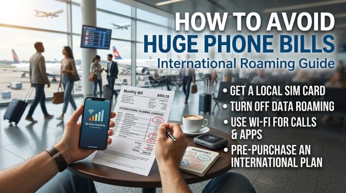 How to Avoid Huge Phone Bills International Roaming Guide How to Avoid Huge Phone Bills : International Roaming Guide