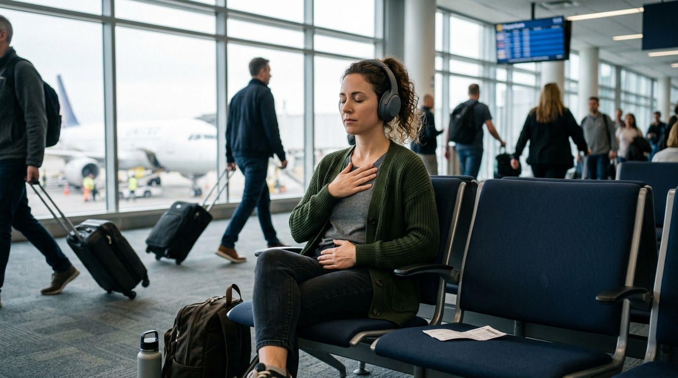 How to Calm Your Body at the Airport