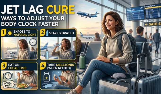Jet Lag Cure : Ways to Adjust Your Body Clock Faster Jet Lag Cure : Ways to Adjust Your Body Clock Faster
